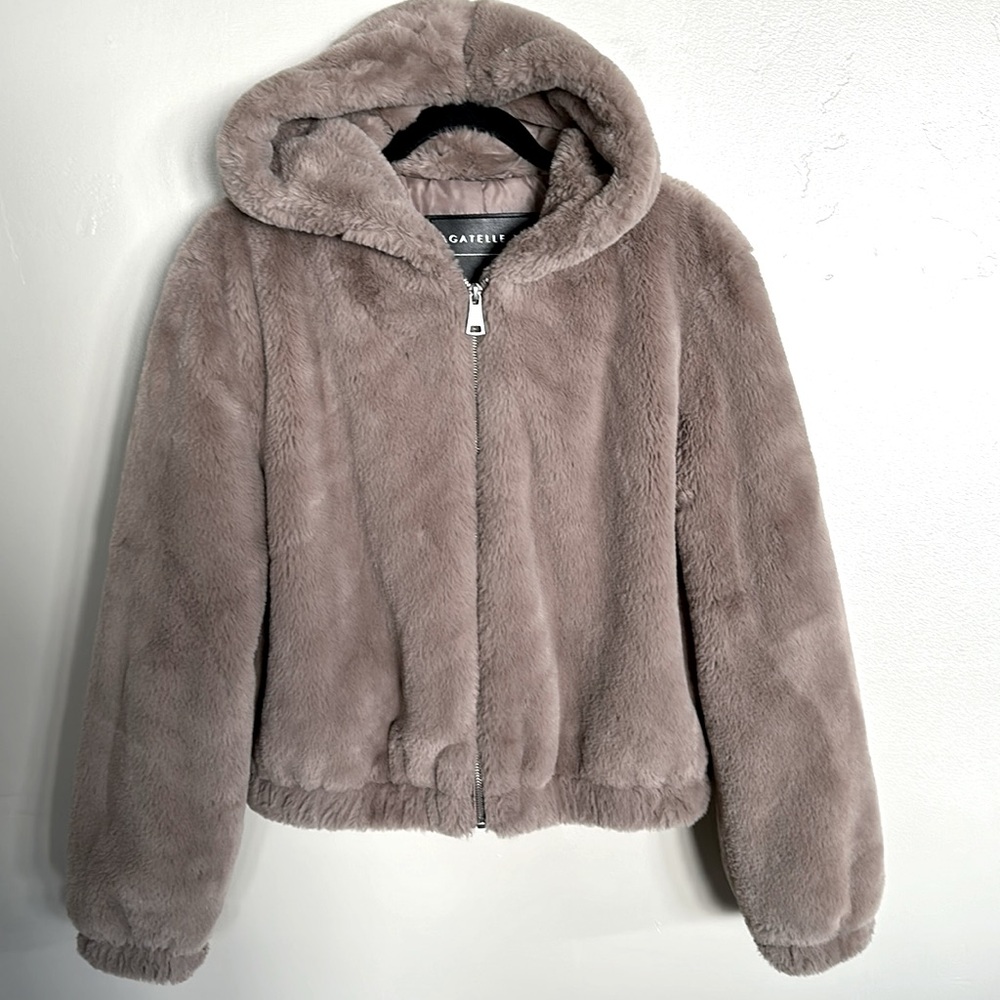 Faux fur jacket